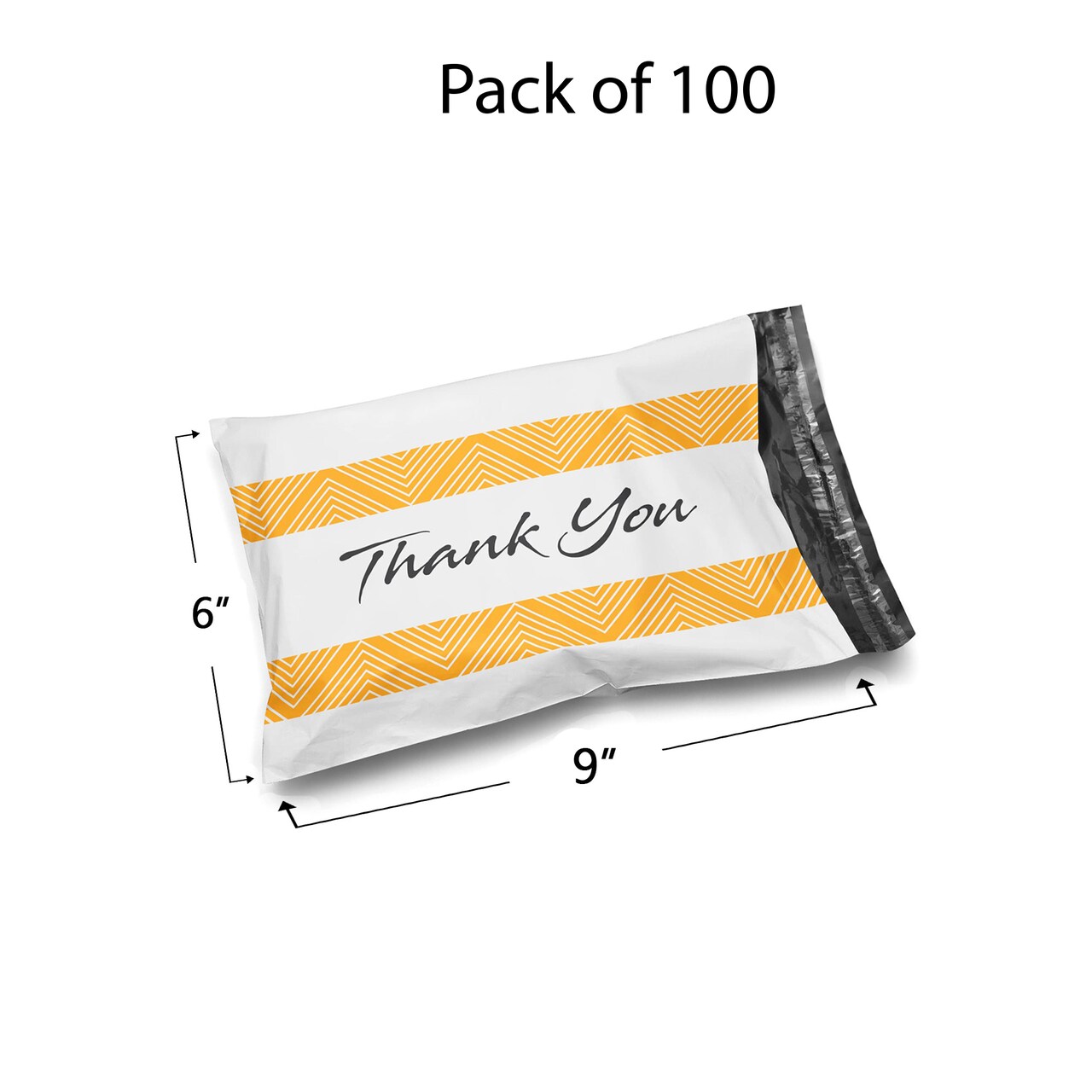 Elegant Glossy Multi-Language Thank You Poly Bags l Sustainable, Reusable, Printed Poly Bags for Business | Elevate Your Packaging with Multilingual Thank You Bags | MINA